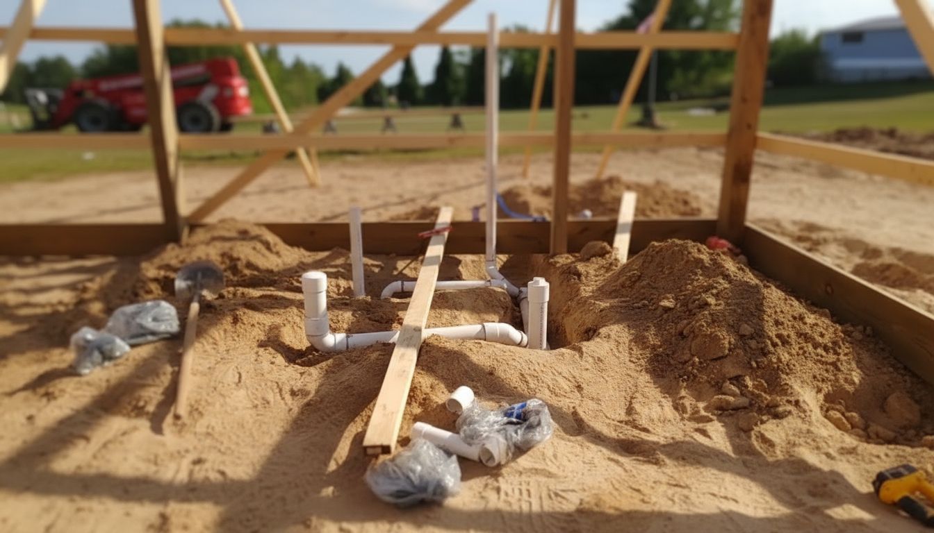 Under Sink Plumbing Diagram: Slab, Drain, and Bathroom Rough-In