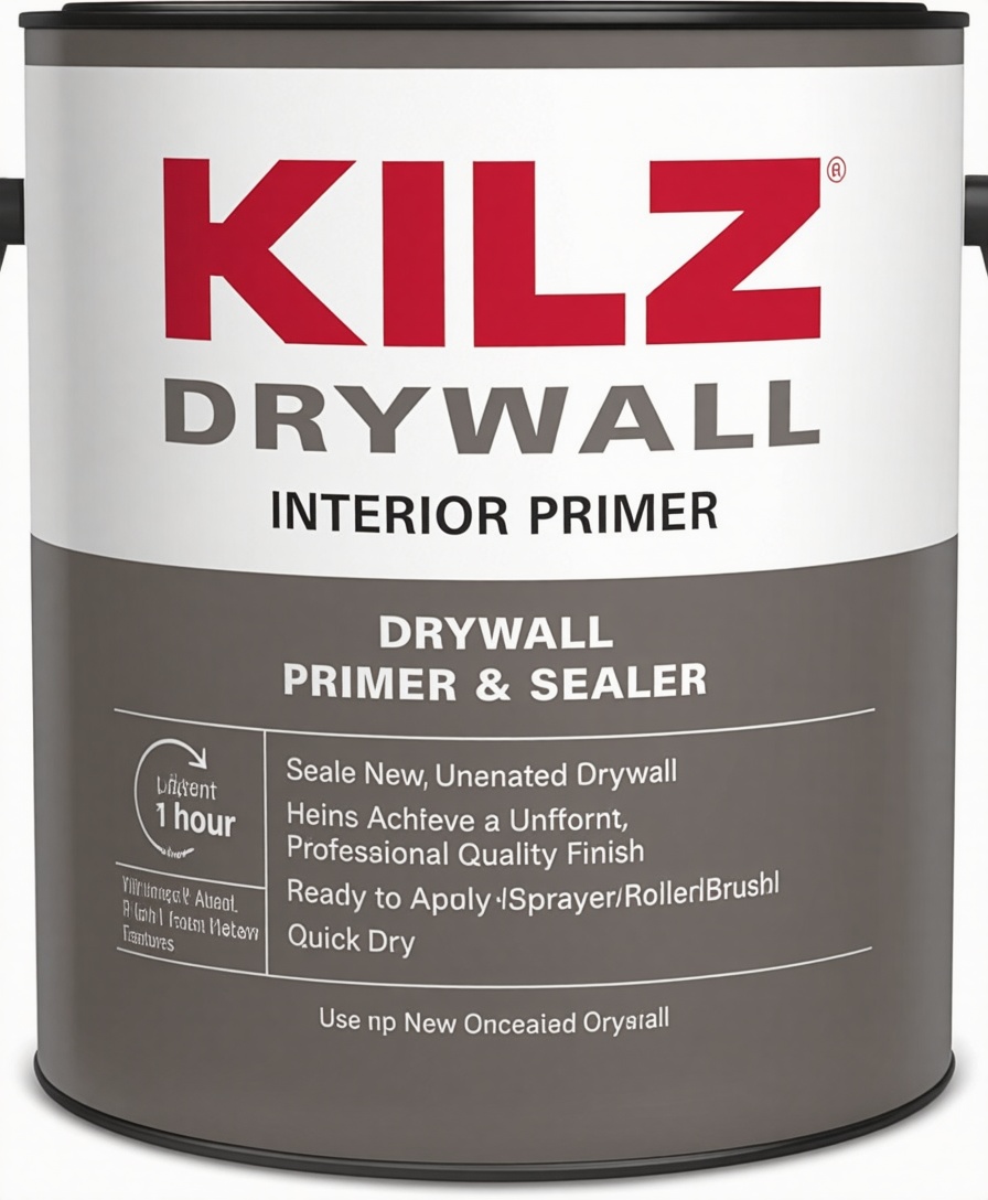 A guide to the best primer for new drywall and covering drywall imperfections