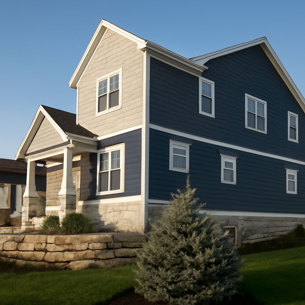 Vinyl shake siding and pine bevel siding options