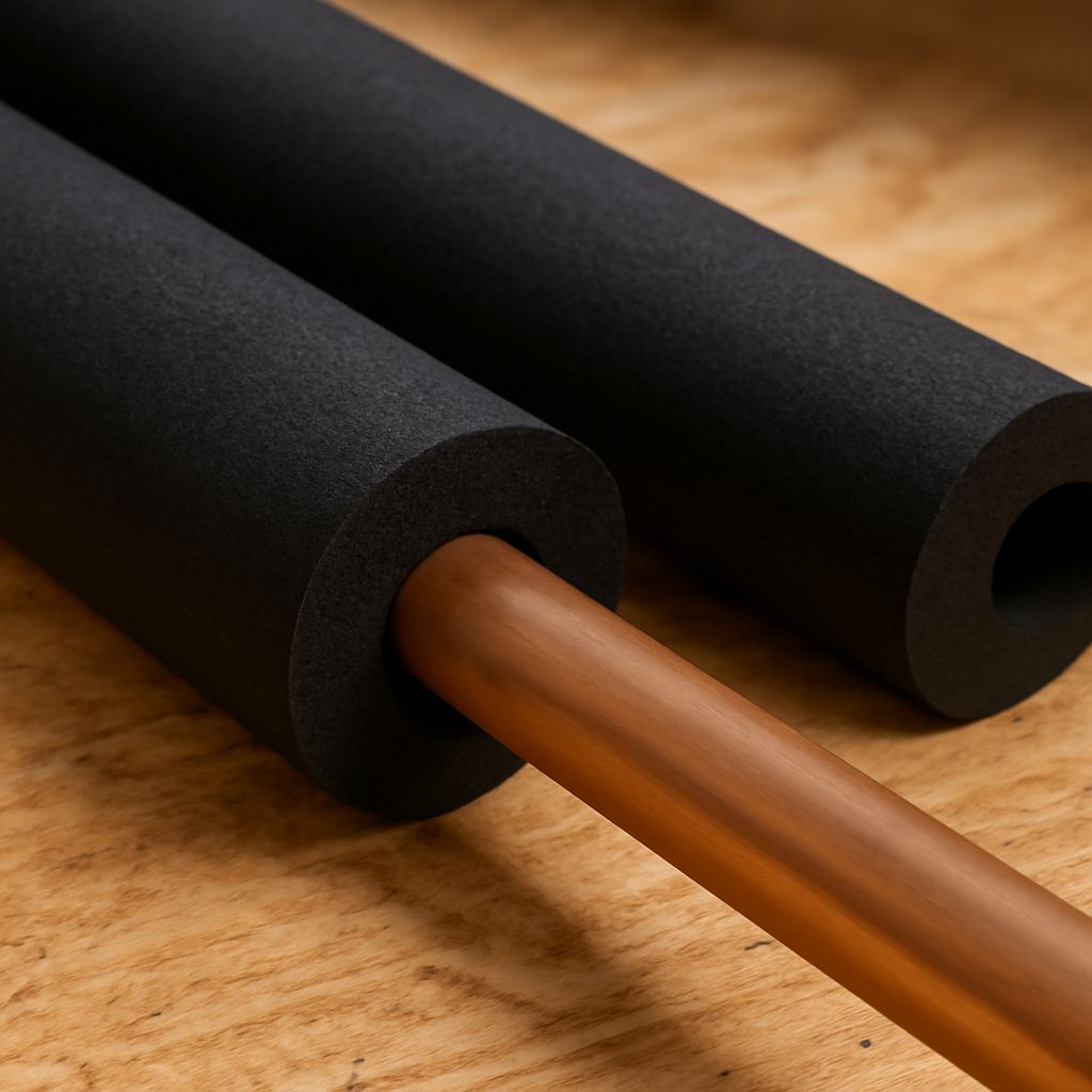 rubber pipe insulation and closed cell pipe insulation