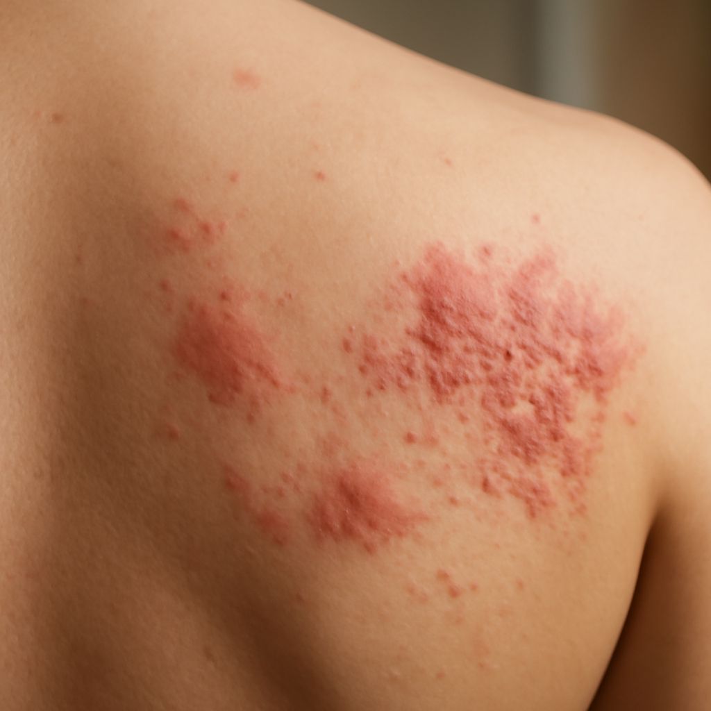 Shingles vs hives comparison, shingles in elderly
