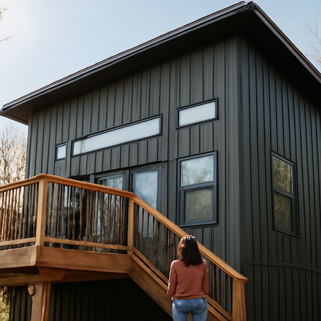 Aluminum siding panels and sheets for exterior use