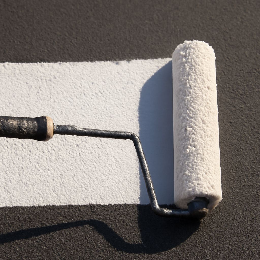 Asphalt shingles roof with best roof coating and sealant