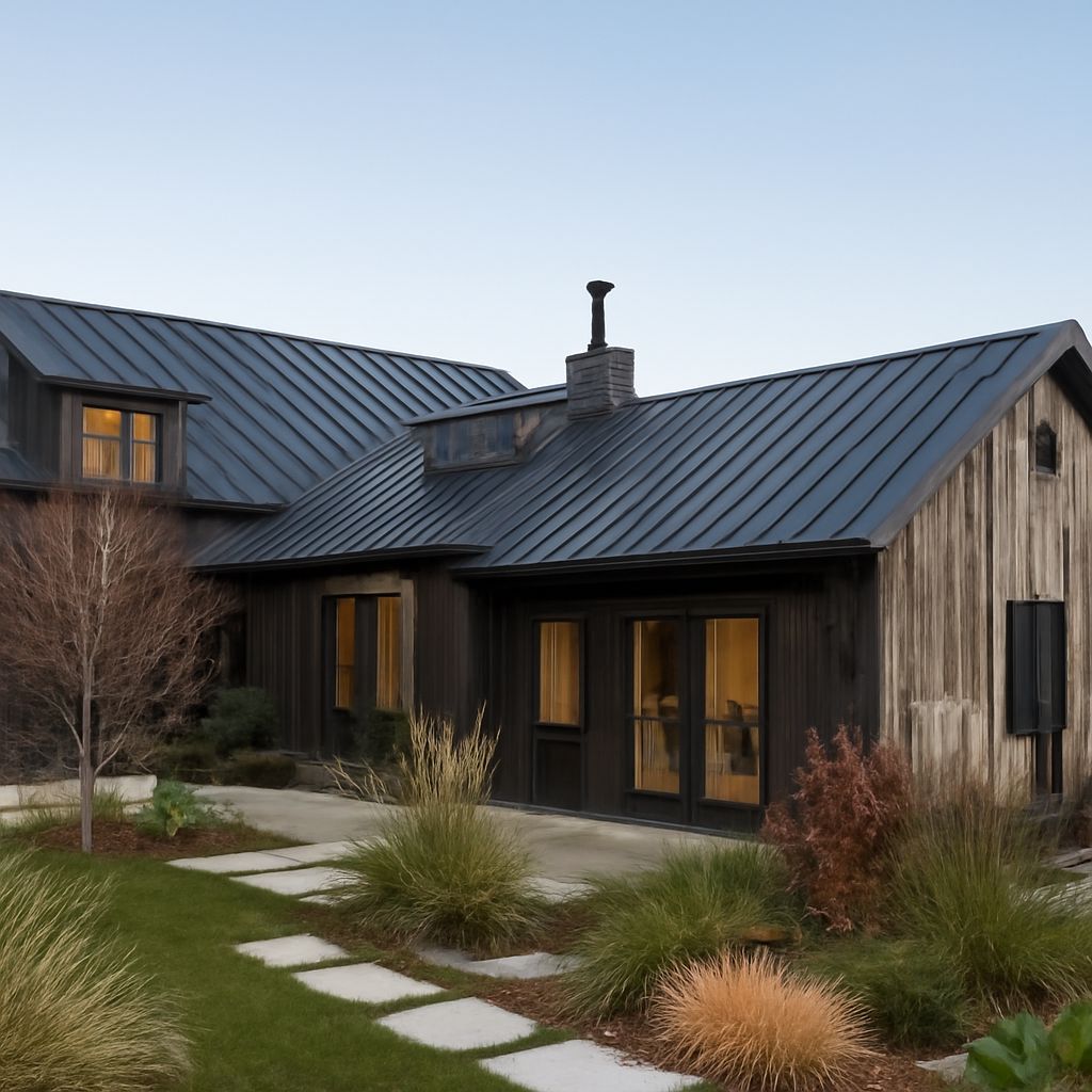 Metal roofing options including vertical aluminum siding and vertical steel siding