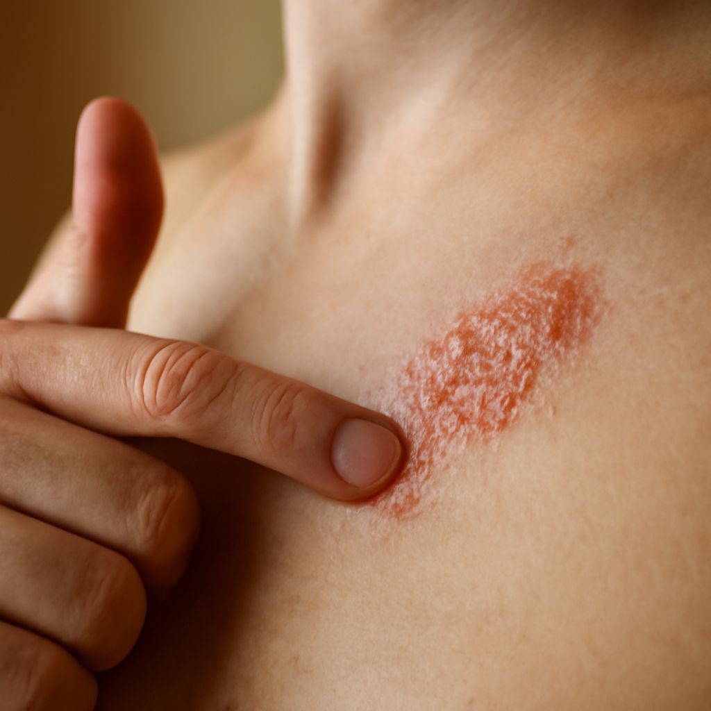 Shingles pain peak and recovery stages