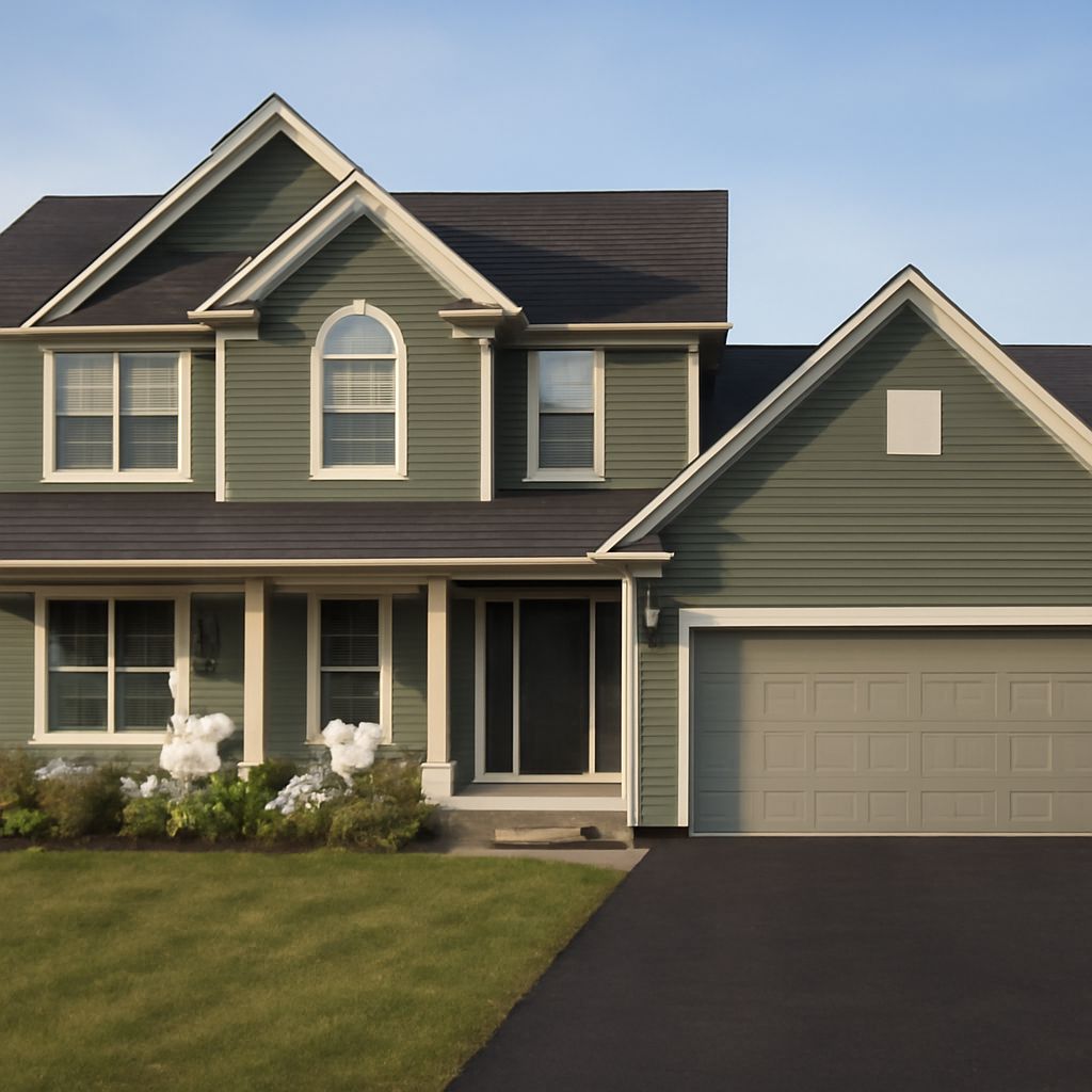 Green vinyl siding colors and greenhouse roofing materials
