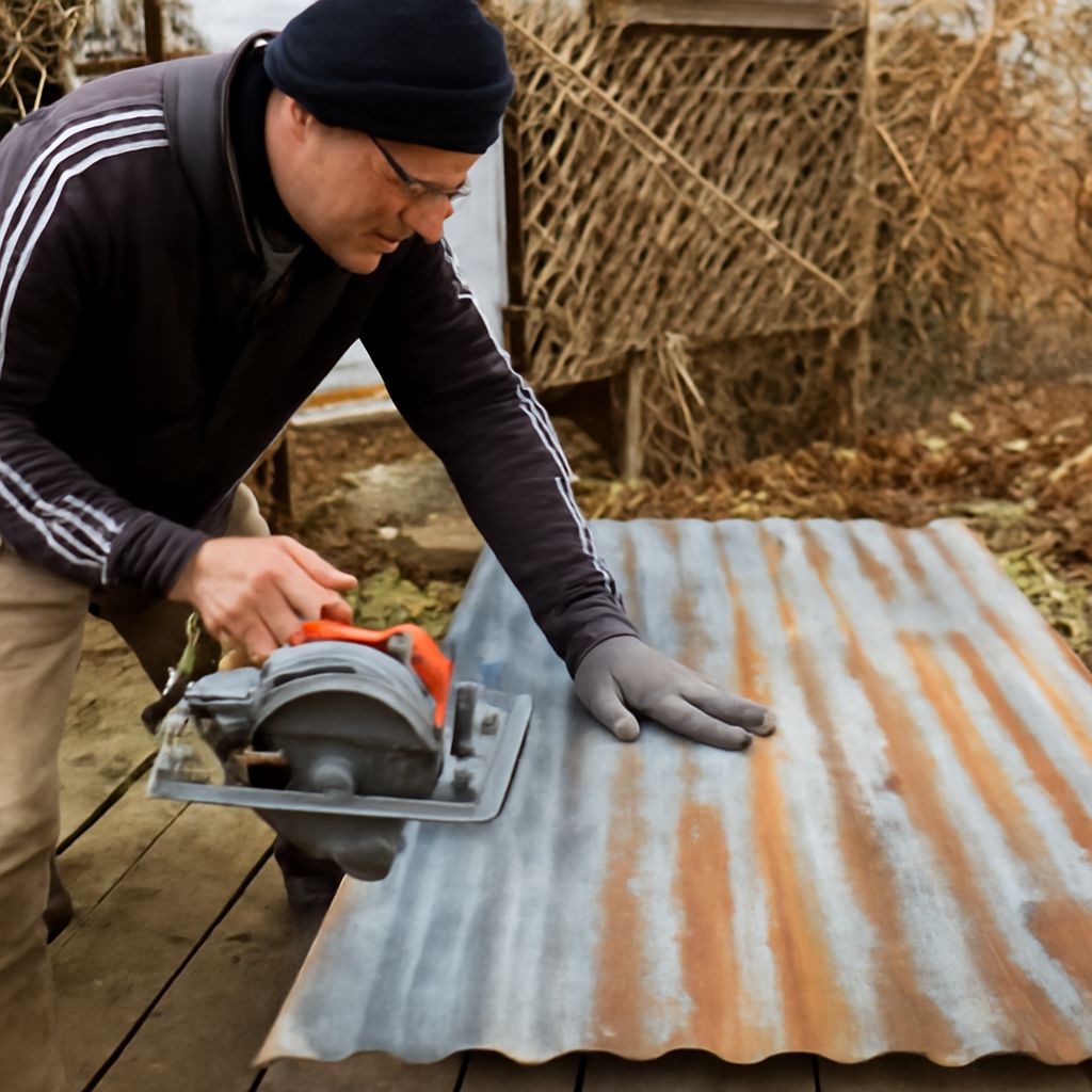 Best way to cut metal roofing and vinyl siding