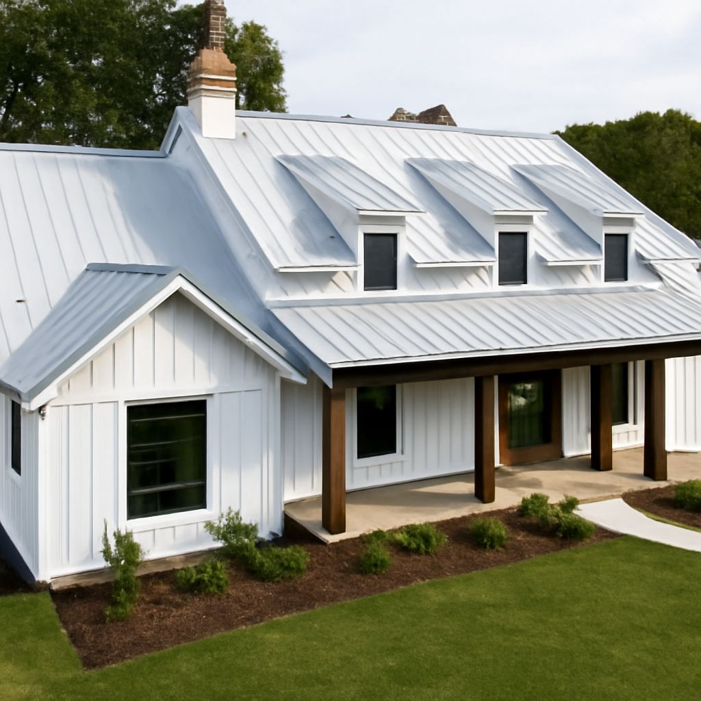 Fiber cement board and batten siding and fiber cement panel siding