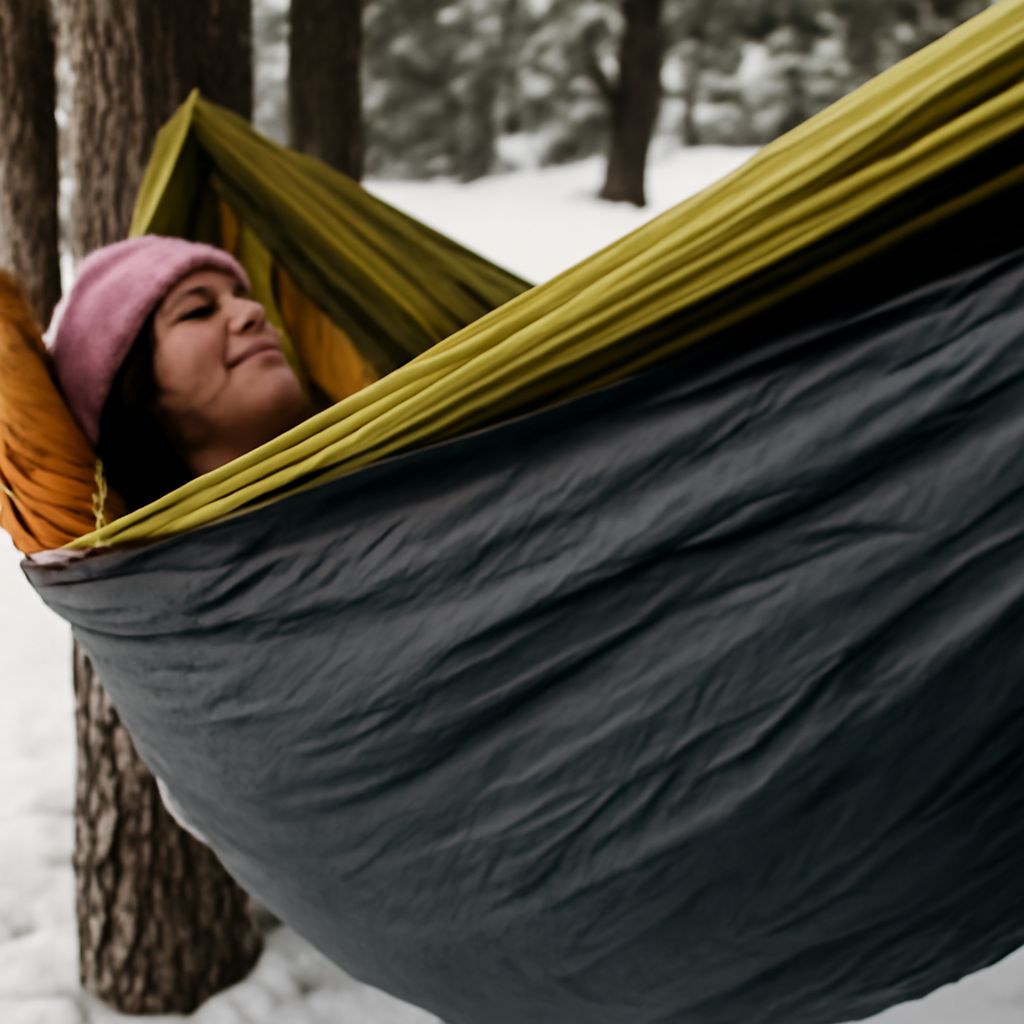 Hammock insulation with class A roofing and class F insulation
