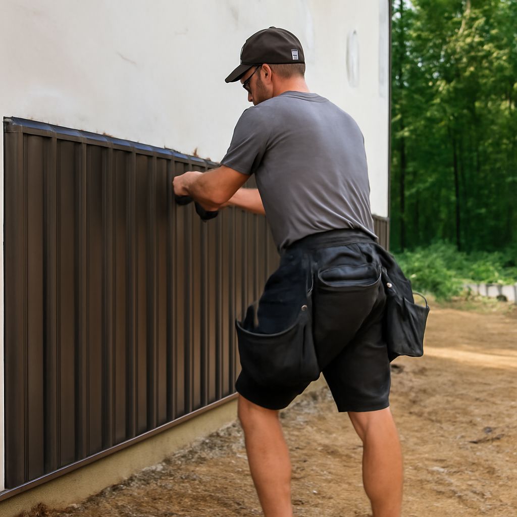 metal siding installation and how to install metal siding on a shed