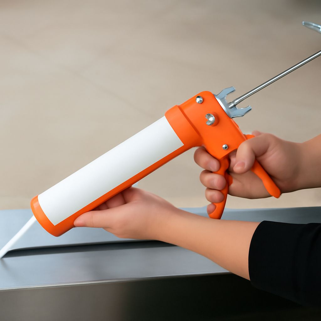 How to use caulking gun and cut shingles