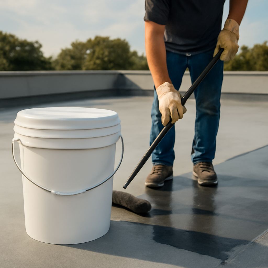 White EPDM roofing and liquid rubber roofing solutions