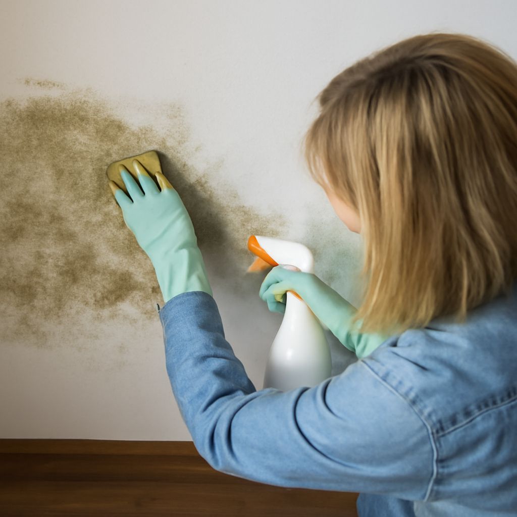 Mold removal spray drywall and paint removal on vinyl siding
