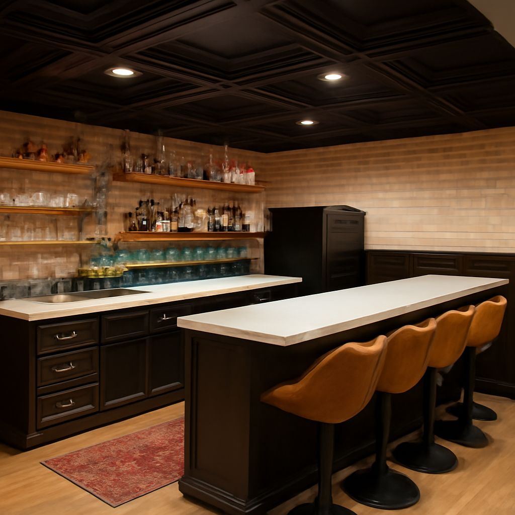 Drop ceiling tiles and decorative drop ceiling tiles