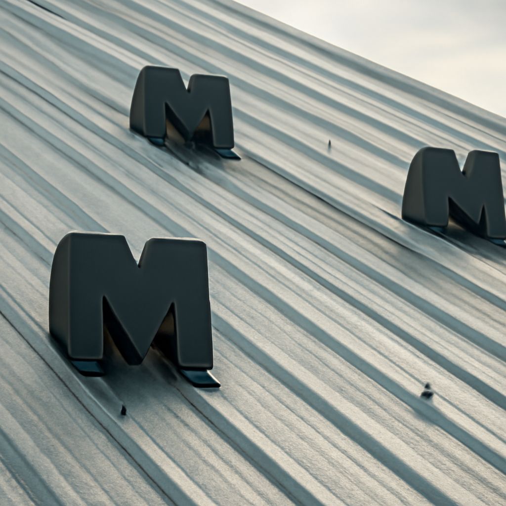 Metal roof snow guards and metal roof snow stops