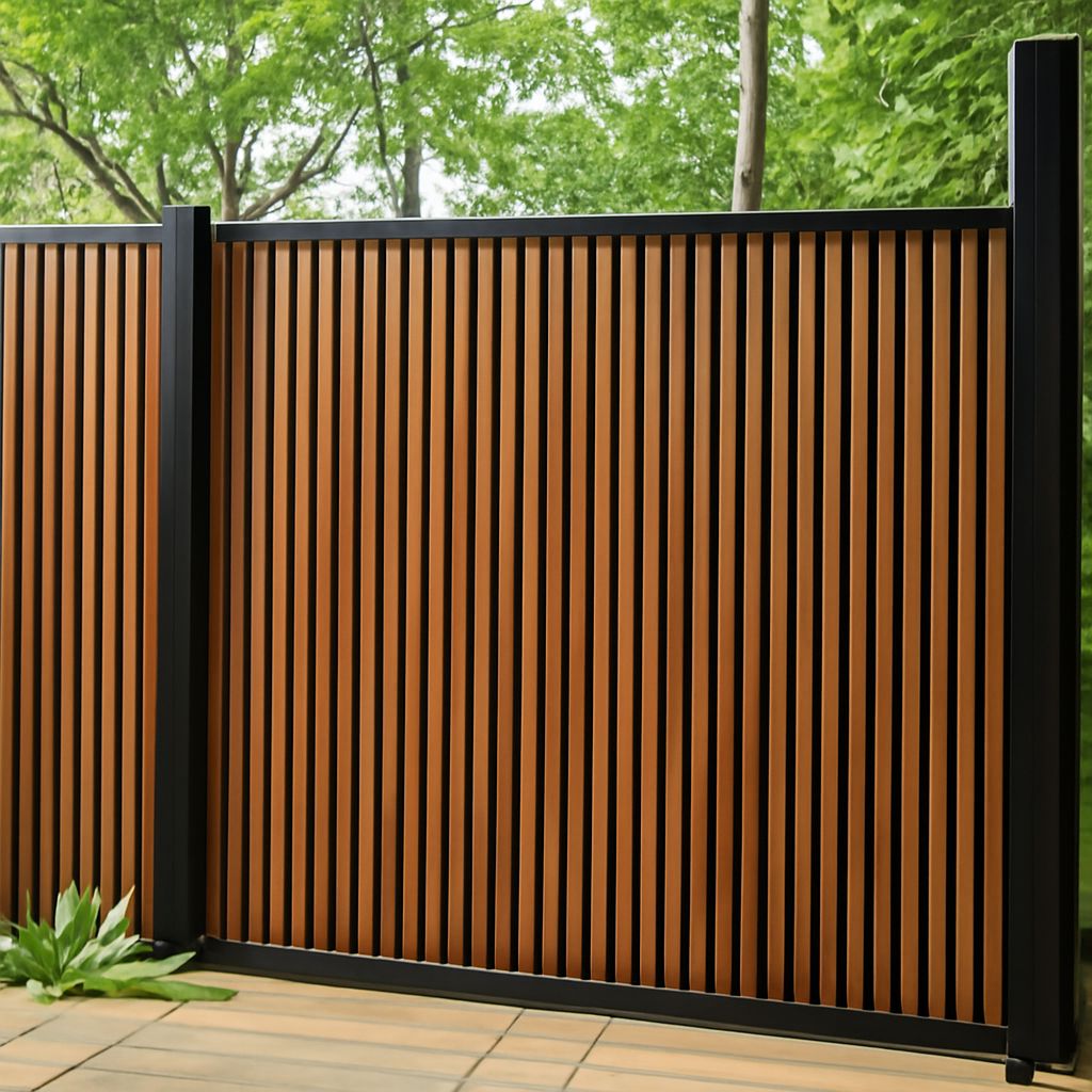 Modern fence ideas and modern wood fence designs
